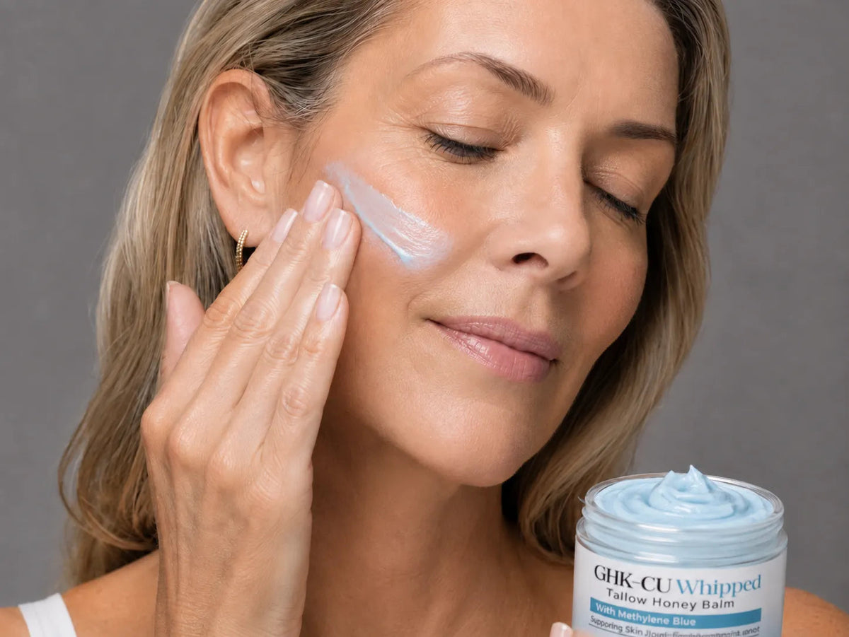 GHK-Cu Whipped Tallow & Manuka Honey Balm Roselle Wellness